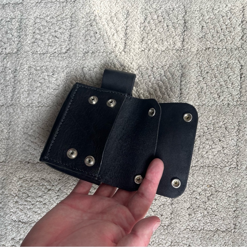 Black Leather Men's Wallet